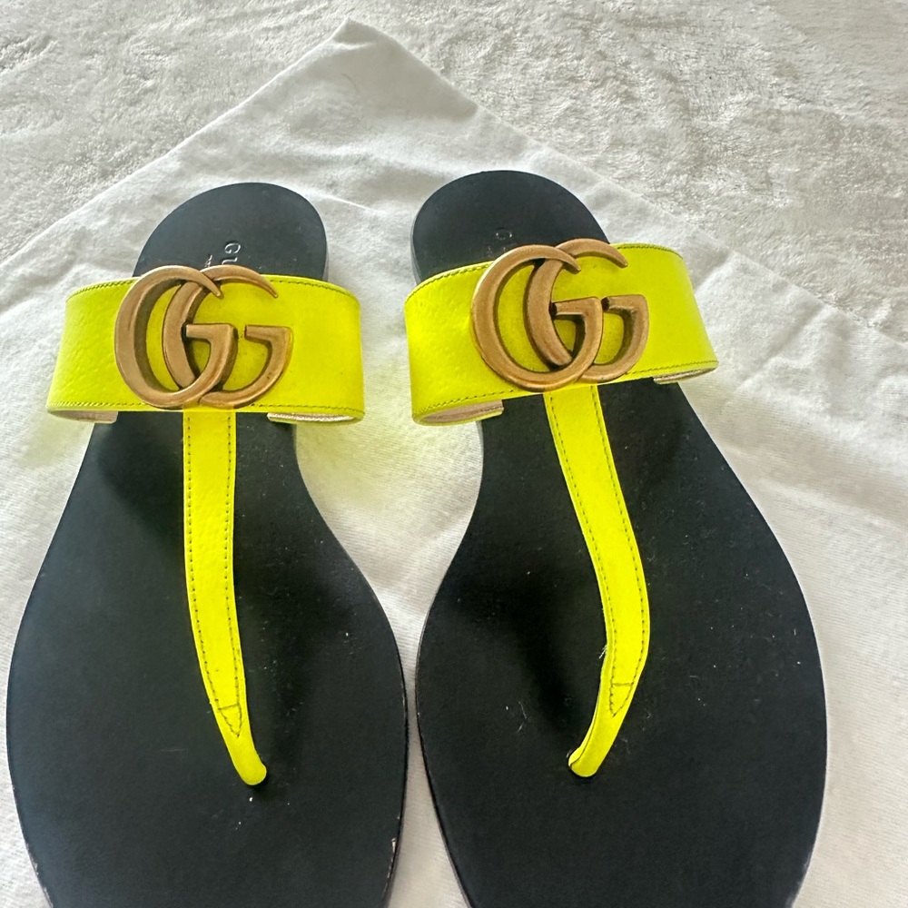 Authentic Gucci Marmont GG Sandals